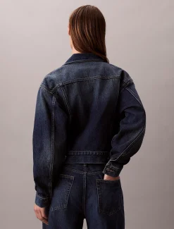 Calvin Klein Jeansjacke im 90er-Jahre-Look^Damen Jeansjacken|JackenFrisch Eingetroffen