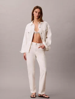 Calvin Klein Jeansjacke mit Gürtel^Damen Jeansjacken|JackenFrisch Eingetroffen