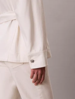 Calvin Klein Jeansjacke mit Gürtel^Damen Jeansjacken|JackenFrisch Eingetroffen