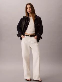 Calvin Klein Jeansjacke mit Gürtel^Damen Jeansjacken|JackenFrisch Eingetroffen