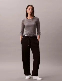 Calvin Klein Jogginghose aus Baumwoll-Frottee^Damen Hosen & Shorts