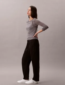 Calvin Klein Jogginghose aus Baumwoll-Frottee^Damen Hosen & Shorts