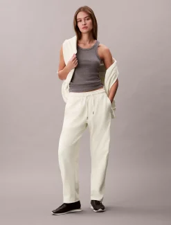 Calvin Klein Jogginghose aus Baumwoll-Frottee^Damen Hosen & Shorts