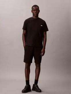 Calvin Klein Jogging-Shorts aus Baumwollfrottee mit Logo^Herren Hosen & Shorts