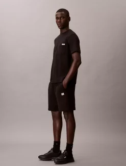 Calvin Klein Jogging-Shorts aus Baumwollfrottee mit Logo^Herren Hosen & Shorts