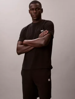 Calvin Klein Jogging-Shorts aus Baumwollfrottee mit Logo^Herren Hosen & Shorts