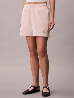 Calvin Klein Jogging-Shorts aus Baumwoll-Frottee^Damen Hosen & Shorts