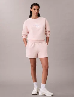 Calvin Klein Jogging-Shorts aus Baumwoll-Frottee^Damen Hosen & Shorts