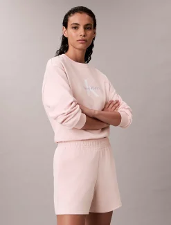 Calvin Klein Jogging-Shorts aus Baumwoll-Frottee^Damen Hosen & Shorts