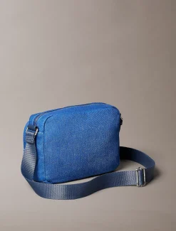 Calvin Klein Kameratasche aus Denim^Herren Umhängetaschen & Schultertaschen|Taschen