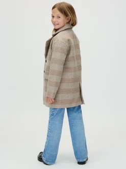 Calvin Klein Karierter Mantel^Kinder Jacken & MäntelFrisch Eingetroffen|Kleidung