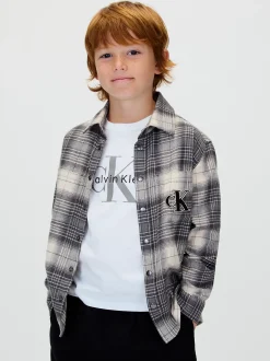 Calvin Klein Kariertes Flanellhemd^Kinder Kleidung