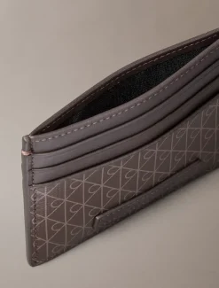 Calvin Klein Kartenetui mit durchgehendem Monogramm-Logo^Herren Geldbörsen & Kartenetuis