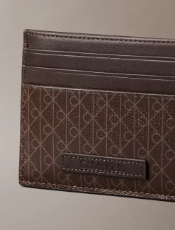 Calvin Klein Kartenetui mit durchgehendem Monogramm-Logo^Herren Geldbörsen & Kartenetuis