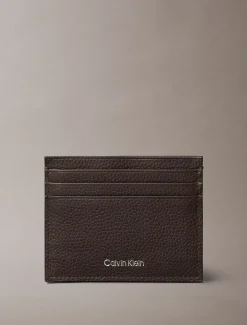 Calvin Klein Kartenetui mit geprägtem Folien-Logo^Herren Geldbörsen & Kartenetuis