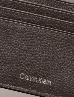 Calvin Klein Kartenetui mit geprägtem Folien-Logo^Herren Geldbörsen & Kartenetuis