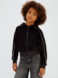 Calvin Klein Kastenförmiger Reißverschluss-Hoodie^Kinder Hoodies & Pullover|Kleidung