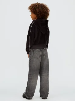 Calvin Klein Kastenförmiger Reißverschluss-Hoodie^Kinder Hoodies & Pullover|Kleidung