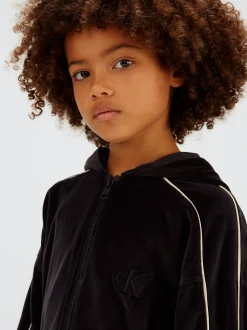 Calvin Klein Kastenförmiger Reißverschluss-Hoodie^Kinder Hoodies & Pullover|Kleidung