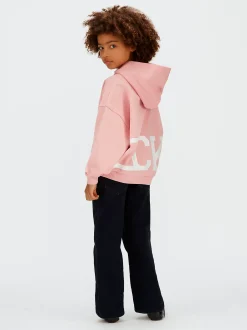 Calvin Klein Kastiger Logo-Hoodie mit Print auf der Rückseite^Kinder Hoodies & Pullover|Kleidung