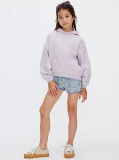 Calvin Klein Kastiger Logo-Hoodie mit Print auf der Rückseite^Kinder Hoodies & Pullover|Kleidung