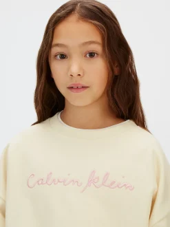 Calvin Klein Kastiges Logo-Sweatshirt^Kinder Hoodies & Pullover|Kleidung