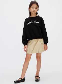 Calvin Klein Kastiges Logo-Sweatshirt^Kinder Hoodies & Pullover|Kleidung