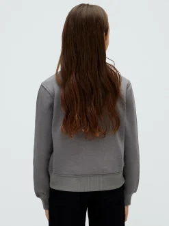 Calvin Klein Kastiges Logo-Sweatshirt aus Fleece^Kinder Hoodies & Pullover|Kleidung