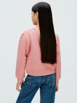 Calvin Klein Kastiges Logo-Sweatshirt aus Fleece^Kinder Hoodies & Pullover|Kleidung