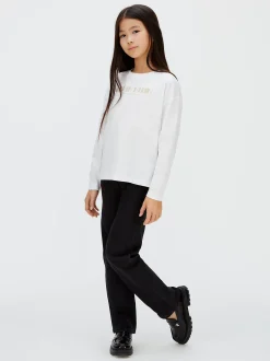 Calvin Klein Kastiges Logo-T-Shirt^Kinder Kleidung