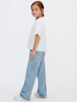 Calvin Klein Kastiges Logo-T-Shirt für Kinder^Kinder Kleidung|T-shirts & Tops