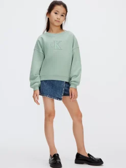 Calvin Klein Kastiges Sweatshirt^Kinder Hoodies & Pullover|Kleidung