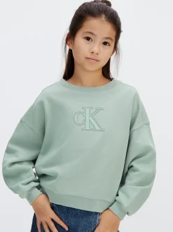 Calvin Klein Kastiges Sweatshirt^Kinder Hoodies & Pullover|Kleidung