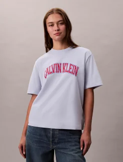 Calvin Klein Kastiges Varsity-Logo-T-Shirt^Damen T-shirts & Tops
