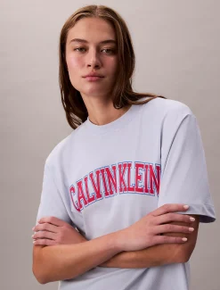Calvin Klein Kastiges Varsity-Logo-T-Shirt^Damen T-shirts & Tops