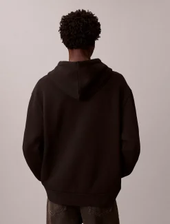 Calvin Klein Kate Moss Lässiger Hoodie aus Fleece mit grafischem Logo^Herren Hoodies & Sweatshirts