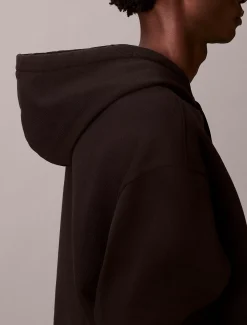 Calvin Klein Kate Moss Lässiger Hoodie aus Fleece mit grafischem Logo^Herren Hoodies & Sweatshirts