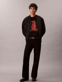 Calvin Klein Kate Moss Lässiges T-Shirt mit Grafik^Herren T-shirts