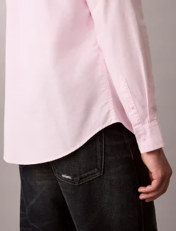 Calvin Klein Klassisch einfarbiges Oxford-Button-Down-Hemd^Herren Hemden & Poloshirts