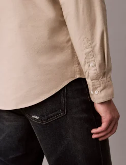 Calvin Klein Klassisch einfarbiges Oxford-Button-Down-Hemd^Herren Hemden & Poloshirts