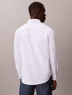 Calvin Klein Klassisch einfarbiges Oxford-Button-Down-Hemd^Herren Hemden & Poloshirts