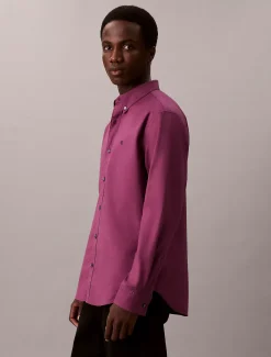 Calvin Klein Klassisch einfarbiges Oxford-Button-Down-Hemd^Herren Hemden & Poloshirts