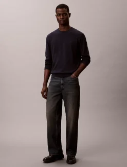 Calvin Klein Klassischer Pullover aus Supima-Baumwolle^Herren Strickdesigns