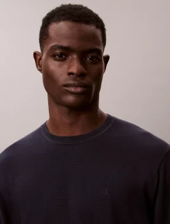 Calvin Klein Klassischer Pullover aus Supima-Baumwolle^Herren Strickdesigns