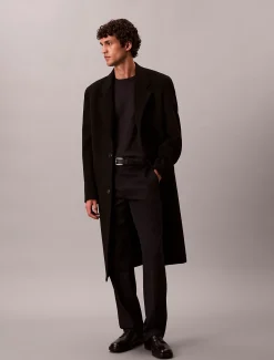 Calvin Klein Klassischer Pullover aus Merinowolle^Herren Strickdesigns