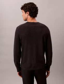 Calvin Klein Klassischer Pullover aus Merinowolle^Herren Strickdesigns
