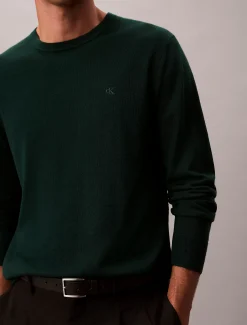 Calvin Klein Klassischer Pullover aus Merinowolle^Herren Strickdesigns