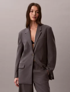 Calvin Klein Klassischer Stretch-Blazer^Damen JackenFrisch Eingetroffen