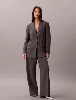 Calvin Klein Klassischer Stretch-Blazer^Damen JackenFrisch Eingetroffen