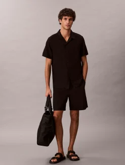 Calvin Klein Klassisches Button-Down-Hemd aus Leinen-Mix^Herren Hemden & Poloshirts